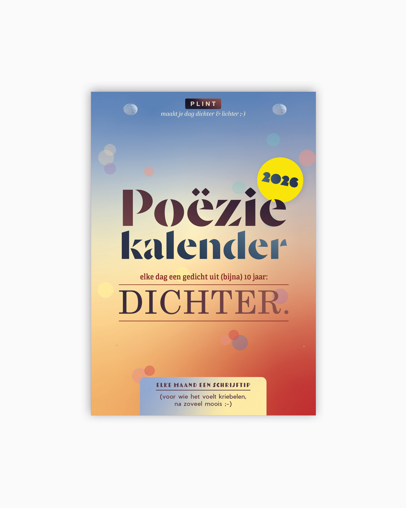 DICHTER. poëziekalender 2026 DICHTER. poëziekalender 2026
